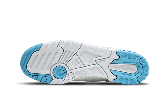 New Balance 550 UNC White Dusk Blue (Women's) - Image 4