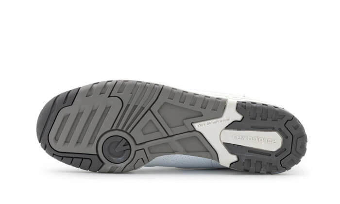 New Balance 550 White Grey Dark Grey - Image 3