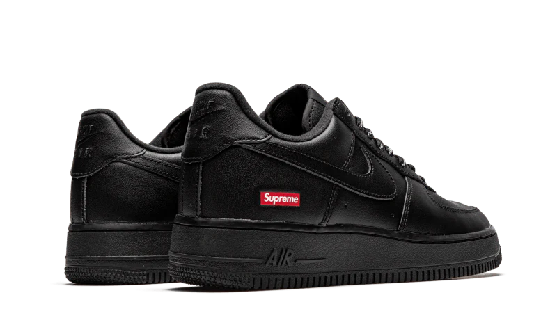 Nike Air Force 1 Low Supreme Black - Image 3