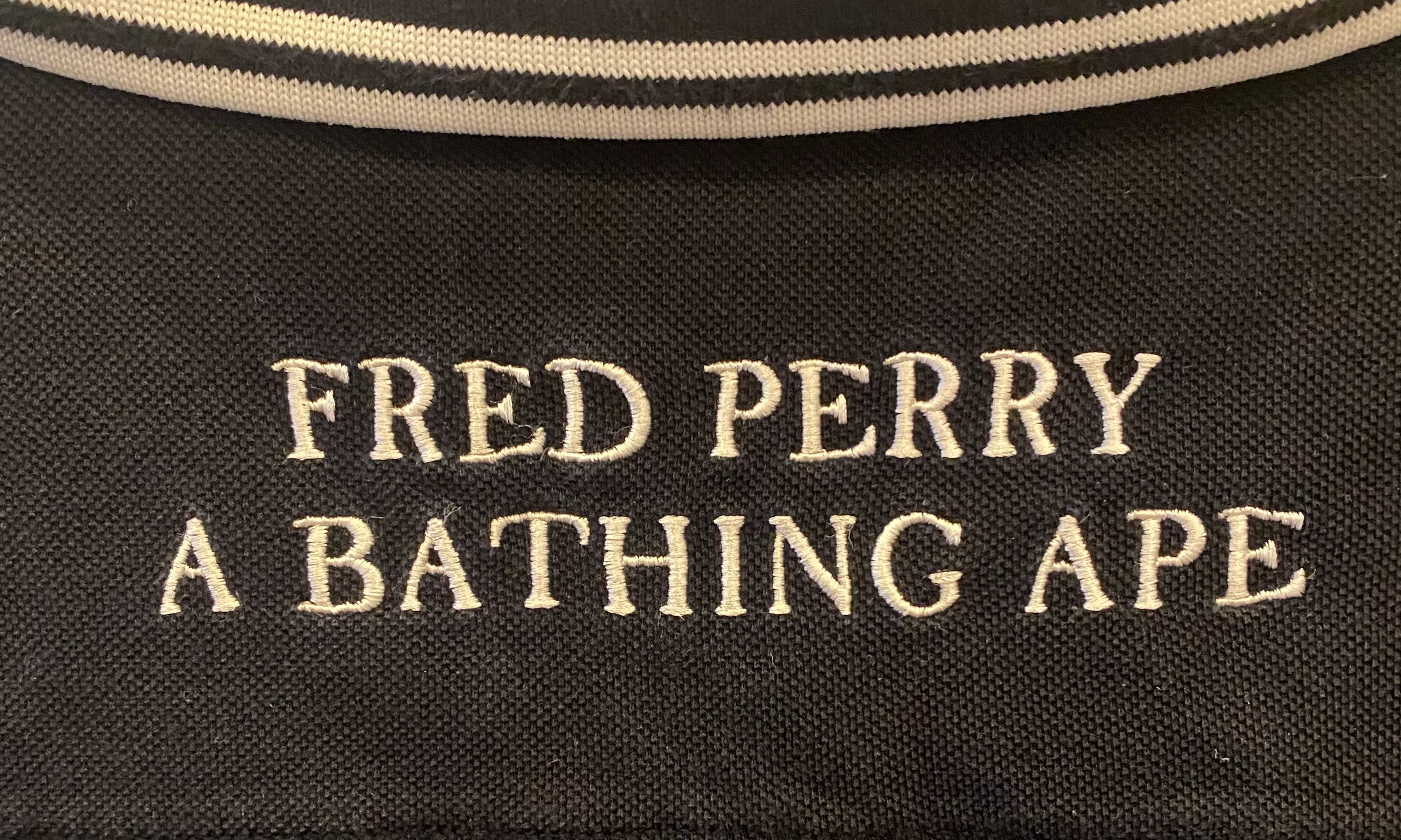 Used Bape x Fred Perry Polo Shirt - Image 3