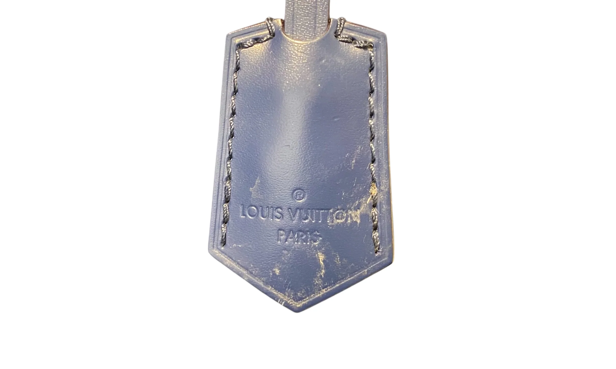 Used Louis Vuitton Navy Epi Leather Marly MM Tote Bag - Image 8